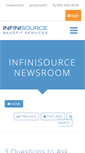 Mobile Screenshot of newsroom.infinisource.com