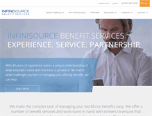 Tablet Screenshot of infinisource.com